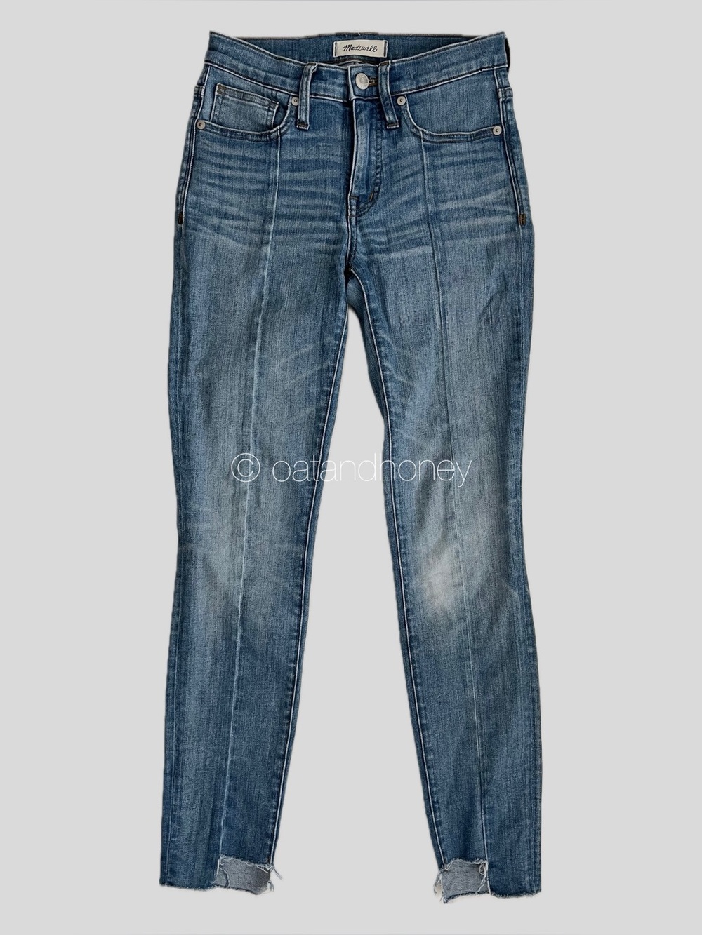 Madewell 9" High-Rise Skinny Jeans: Seamed Step-Hem Edition